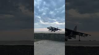 USMC Harrier Launch  Jet Taking Off  TimeLapse harrier pilot fortheboys topgun jumpjet usmc [upl. by Ijan]