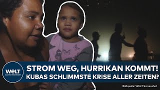 BLACKOUT IN KUBA Seit Freitag keine Energieversorgung  Hurrikan Oscar verschärfen die Lage [upl. by Anerok440]