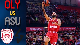 Olympiacos Piraeus  ASVEL  Clutch Moments Highlights [upl. by Zandra]