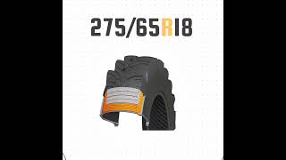 Tire Size 27565r18 in inches 27565r18 [upl. by Nuhsar383]