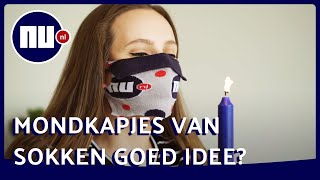 Waarom zelf een mondkapje maken niet altijd verstandig is  NUnl [upl. by Sheryle721]