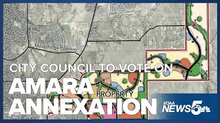 Colorado Springs City Council set to vote on Amara Annexation Tuesday [upl. by Angelica934]