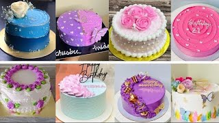 Simple Birthday Cake design  VS Rajesh cake is Live  Cake Design 2024  cake design for birthday [upl. by Zetneuq974]