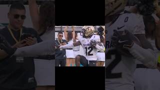 Colorados Travis Hunter amazing interception on KJ Jefferson of UCF🔥 [upl. by Harriette]