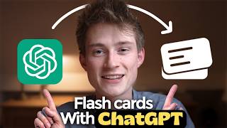 I Created Flash Cards with ChatGPT and My Productivity SKYROCKETED [upl. by Xyla]