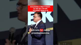 quotTo niszczy polską ochronę zdrowiaquot Hołownia zaczyna walkę o quotsprawiedliwą składkę zdrowotnąquot [upl. by Adnahsor]