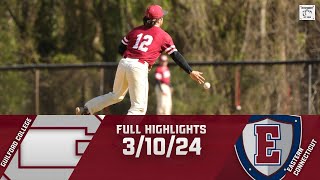 Guilford College Baseball vs Eastern Connecticut State Highlights [upl. by Giacinta]