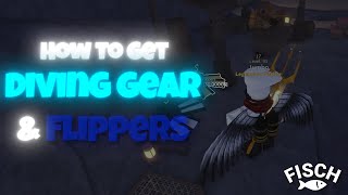 Ultimate Guide to Unlocking Diving Gear amp Flippers in Fisch  Roblox [upl. by Regina]