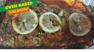 Quick amp Easy OvenBaked Salmon In Foil How To Cook Succulent Salmon Best Salmon Recipe [upl. by Brenn531]