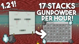 EASIEST GHAST amp GUNPOWDER Farm in Minecraft Bedrock 121 MCPEXboxPS4Nintendo Switch [upl. by Neom]