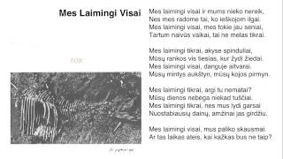 FOJE  quotMes Laimingi Visaiquot [upl. by Hibbitts]