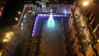 Vista a pájaro de la carrera de la San Antón desde un dron Jaén 130124 [upl. by Napoleon]