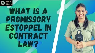 What is a promissory estoppel in contract law [upl. by Asirrac]