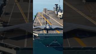 Can the B2 bomber land on an aircraft carrier militarystories b2bomber [upl. by Areemas]