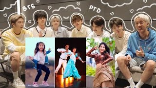 BTS REACTION Must Watch New Song Dance Video 2024 Anushka Sen Jannat Zubair Indias Best Tik tok [upl. by Paymar]