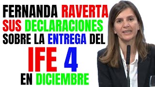 🔴IFE 4 ANSES⛔Declaraciones De FERNANDA RAVERTA Sobre EL CUARTO IFE DE ANSES [upl. by Meta]