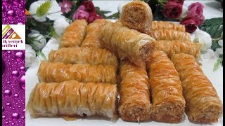 Çıtır Çıtır Burgu Baklava Nasıl Yapılır  Pratik Yemek Tarifleri [upl. by Ylluz231]