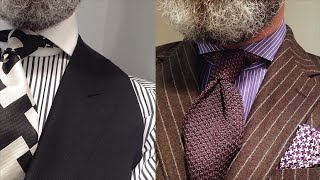 Mens Style Tips  How To Style Striped Shirts [upl. by Roskes]