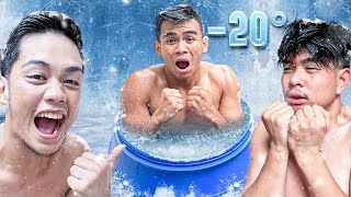 ICE BATH CHALLENGE sa BILLIONAIRE GANG extreme [upl. by Gasparo716]