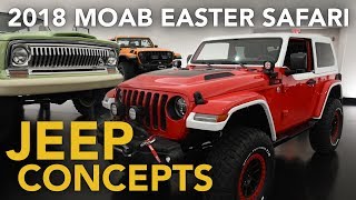 2018 Moab Easter Jeep Safari Concepts  First Look [upl. by Aiym]