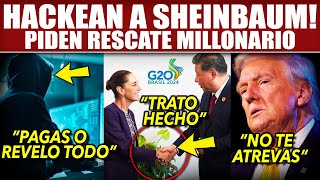 URGENTE ROBAN DATOS A CLAUDIA ¡LA SOBORNAN SHEINBAUM ACORRALA A TRUMP quotO LE BAJAS O LE BAJASquot SHOK [upl. by Corie135]