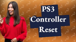 How do I reset a ps3 controller [upl. by Neerahs]