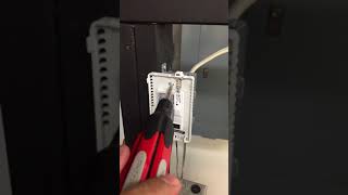 NUHEAT Thermostat tutorial videos Step 9 Securing the Powerbase [upl. by Durkee800]