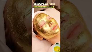 🔥Easy GOLDEN FACIAL😱  Parlour Like Golden Facial Skin At Home skincare skinbrightening shorts [upl. by Tankoos]