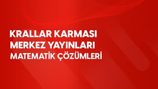 Krallar Karması TYT Denemeleri l Merkez Yayınları Matematik Çözümleri [upl. by Notlew]