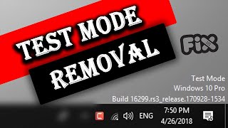 How to remove Test mode windows 10 pro  Remove Test Mode  Disable Test Mode Windows 10 Permanently [upl. by Alarise439]