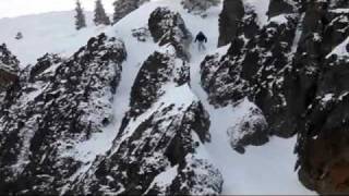 Skiing quotNunsquot at Keyhole Alpine Meadows California [upl. by Mairim]