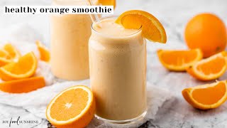 Healthy Orange Smoothie Recipe [upl. by Kacy]