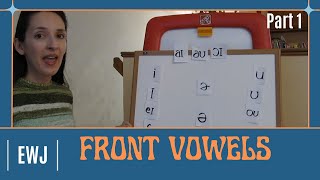 Pronunciation of English Vowel Sounds  Front Vowels Part 1 [upl. by Shandee]