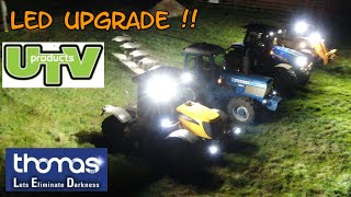 JCB LED UPGRADE UTV PRODUCTS THOMAS LED [upl. by Nevuer]