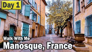 4K Manosque France Walk Video  Day 1  Walking On The Streets Of Manosque AlpesDeHaute [upl. by Sivaj175]