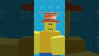 Scaring your mom be like 😨 funnyshorts robloxanimation [upl. by Einhorn100]