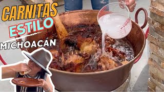 Carnitas estilo MICHOACAN en CASA [upl. by Lladnarc499]