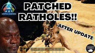 ASA  Patched Ratholes  Ark Survival Ascended [upl. by Giacopo]