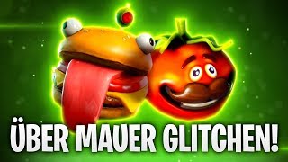 ÜBER MAUER GLITCHEN UND UNFAIR GEGNER TÖTÈN 🔥  Fortnite Battle Royale [upl. by Emlynn]