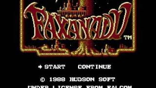 Faxanadu  Introduction  Title Screen [upl. by Buseck]