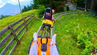 The Worlds Longest Alpine Mountain Coaster Ride  🇦🇹 HochImst [upl. by Lemraj]