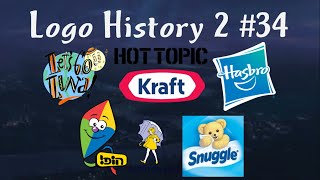 Logo History 2 34  Let’s Go Luna Hot Topic Kraft Foods Hasbro Hop Morton Salt amp Snuggle [upl. by Mastic645]