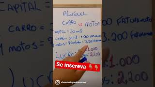 ALUGUEL DE CARROS OU ALUGUEL DE MOTOS  alugueldecarros alugueldemoto [upl. by Peednas]