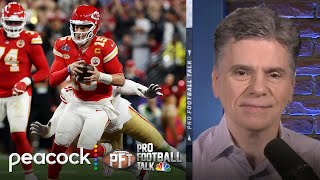 Chiefs overcome bad spot in Super Bowl LVIII gametying drive  Pro Football Talk  NFL on NBC [upl. by Rozek]