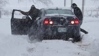 12022020 Buffalo Oklahoma  Heavy Snow Buries Vehicles [upl. by Eki]