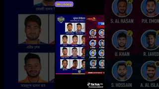 Bpl 2025 all team player listshorts sports cricket bpl [upl. by Hpesoj]