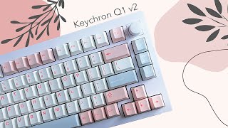 Keychron Q1 Version 2  Banana Split Switches  Customization amp Sound Tests [upl. by Lorola]