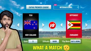 New Zealand Vs Zimbabwe 5 Overs Epic Cricket Match Gameplay With Facecam in Hindi Commentary [upl. by Elagiba699]