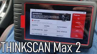 SDG 272 Thinkcar THINKSCAN Max 2 OBDII Diagnostic Tool Review [upl. by Sophia]