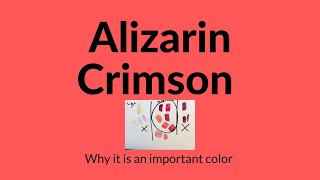 Watercolor Alizarin Crimson [upl. by Klement]